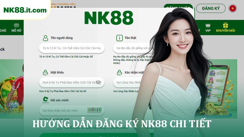 Quy Trình Đăng Ký NK88 Đơn giản